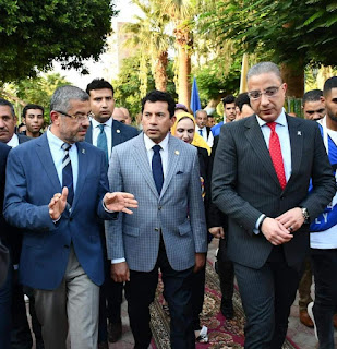 د. أشرف صبحي بفتتح نادي محافظة الفيوم بعد أعمال تطوير وإنشاءات جديدة للأعضاء
