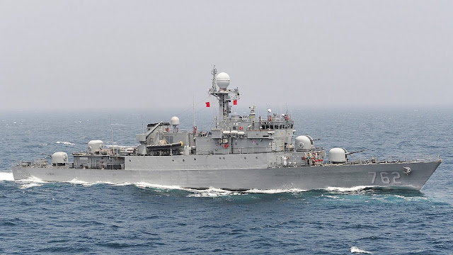 The Chungju (PCC-762) Pohang class Corvette of the Republic of Korea Navy (ROKN). Photo by u/RPBot thru Reddit