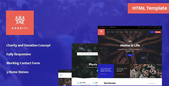 Charity & Donation HTML Template