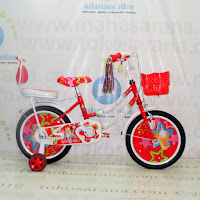 16 Inch Erminio ER2401 Girl n Star Kids Bike