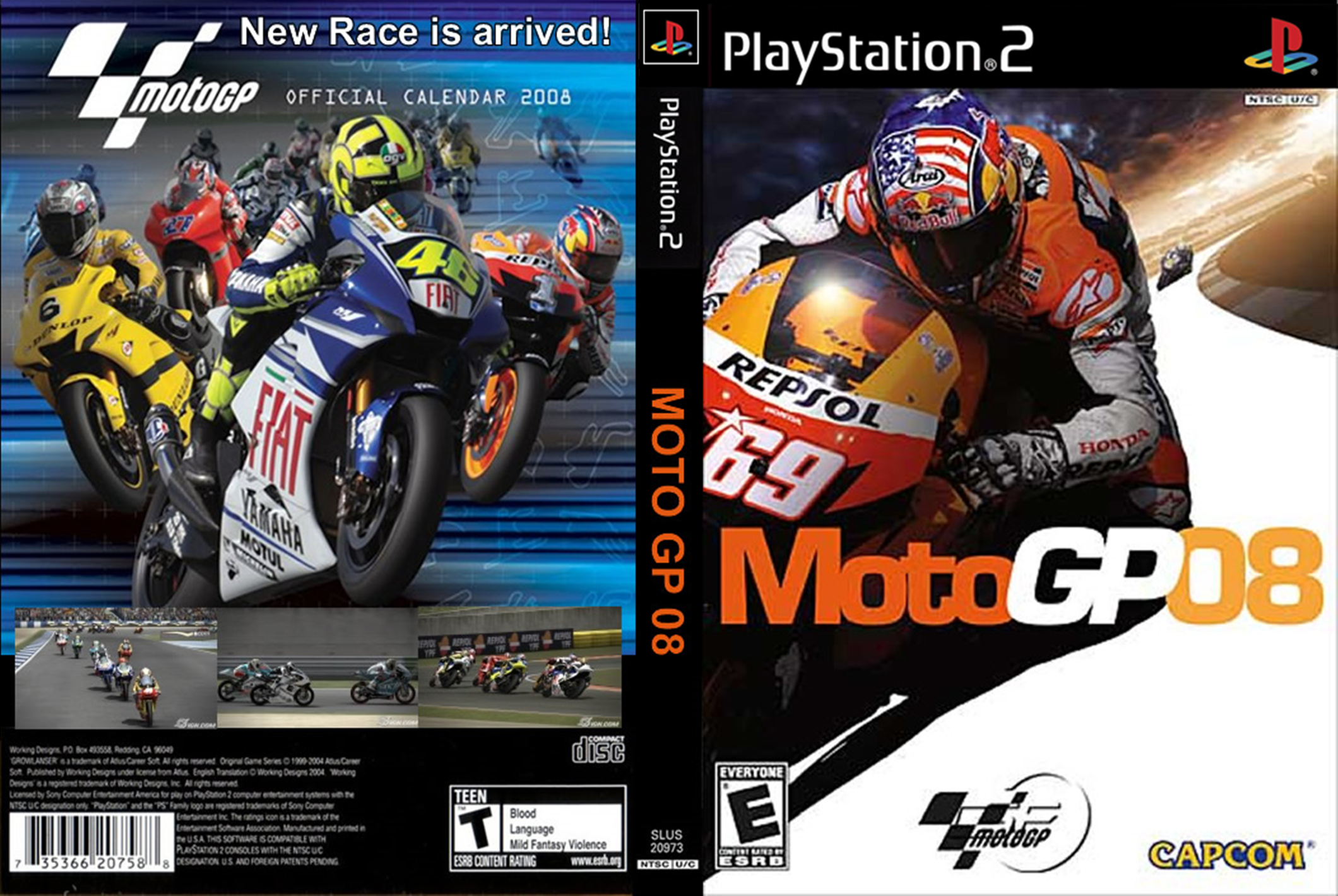 Moto GP 08 PS2 - Compra jogos online na