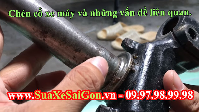 Chén cổ xe máy và các vấn đề liên quan