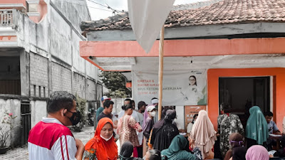 Polres Tubaba Lakukan Pengamanan Di Empat Unit Kantor POS Dalam Rangka Pembagian BLT BBM