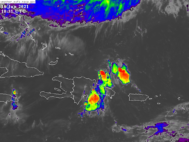 Onda tropical y vaguada inciden en el país