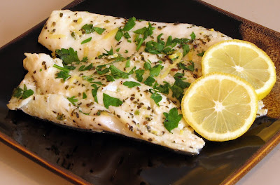 Orange Roughy With Lemon Garlic And Basil For The Love Of Cooking