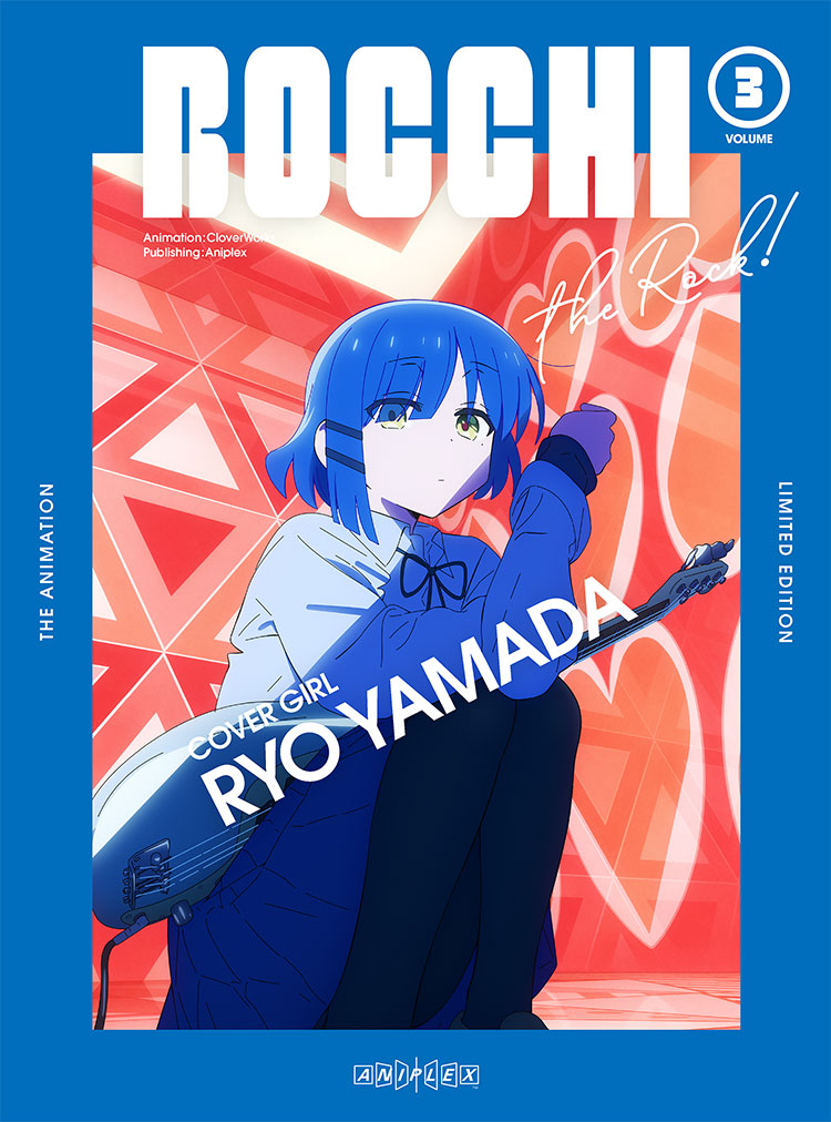 Bocchi the Rock! – Ryo protagoniza la portada del tercer volumen Blu-ray/DVD