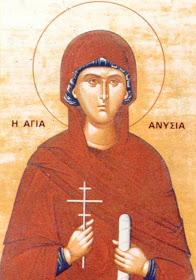 ST. ANYSIA of Thessalonica, The Holy Virgin Martyr
