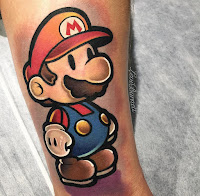 tatuajes de Super Mario