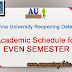 Anna University Colleges Reopening Date For Even Semester And Accadamic Schedule - 2015 2nd 4th 6th 8th Semesters