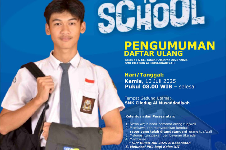 SMK Ciledug Al Musaddadiyah Garut Gelar Daftar Ulang Siswa Kelas XI dan XII Tahun Ajaran 2025/2026