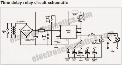 Mạch Timer delay dùng NE555