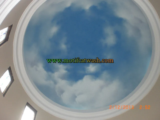 jasa pengecatan motif awan di malang