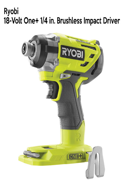 RYOBI 18-Volt One+ 1/4 in. Brushless Impact Driver - #thdprospective