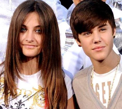 Foto de Justin Bieber junto a la hija de Michael Jackson