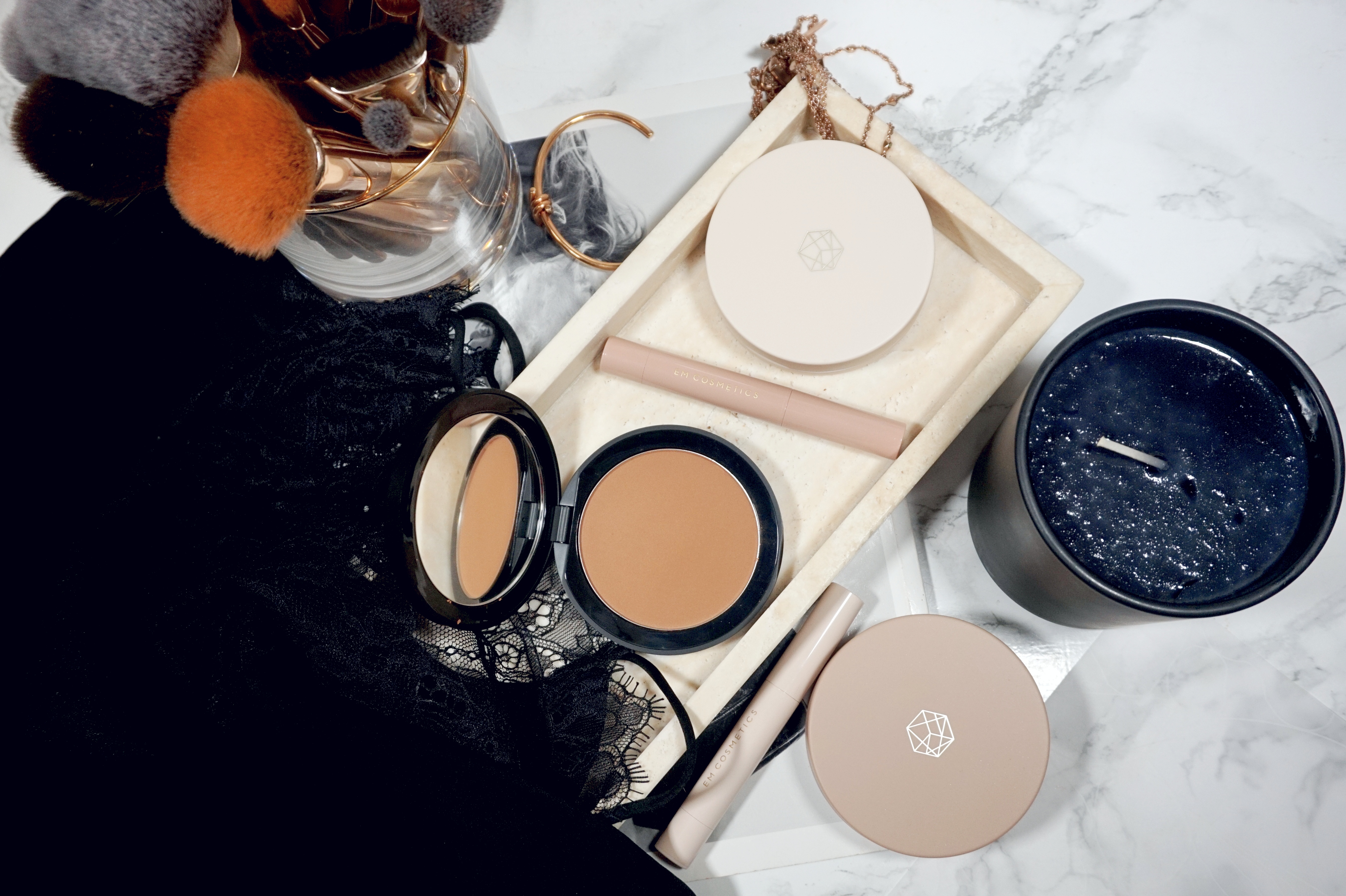 Em Cosmetics Corselette Sculpting Powder Bronzer Review and Swatches