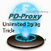PD proxy Unlimited 3g/2g trick (First on Net )