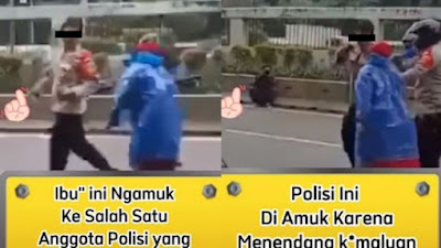 Biadab! Oknum Polisi Diduga Tendang Kemaluan Ibu-ibu yang Bagikan Takjil ke Pendemo, Warganet: Kawal sampai Dapat Keadilan!