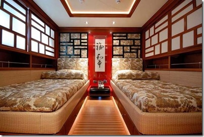 Os  interiores de luxuosos iates 27