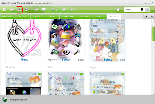 Cara Membuat Tema Sony Ericsson