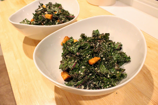 How to massage kale - Fit Girl's Kitchen