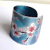 Your daily dose of pretty: Claire Gent Painted Cherry Blossom Cuff