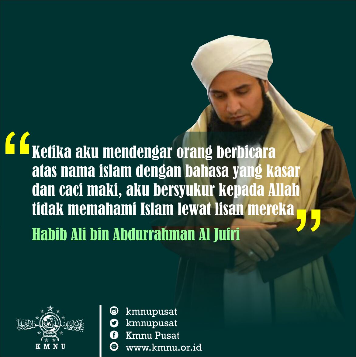 Pesan Mutiara dari Habib Ali bin Abdurrahman Al Jufri 