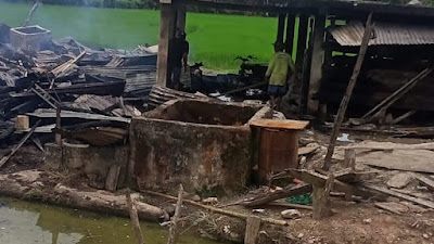 Kebakaran Rumah di Mowewe, Kerugian Ditaksir 400 Juta