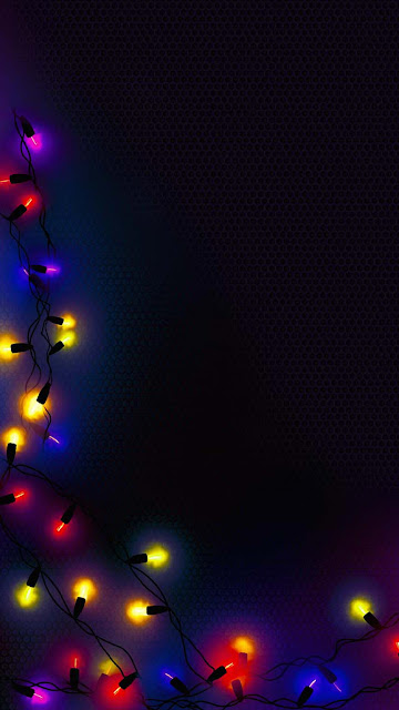 Christmas New Year Lights HD mobile wallpaper