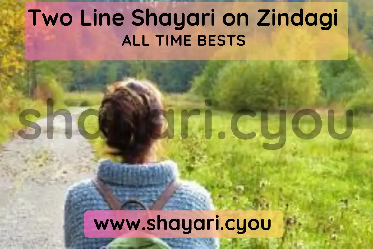 Two Line Shayari on Zindagi