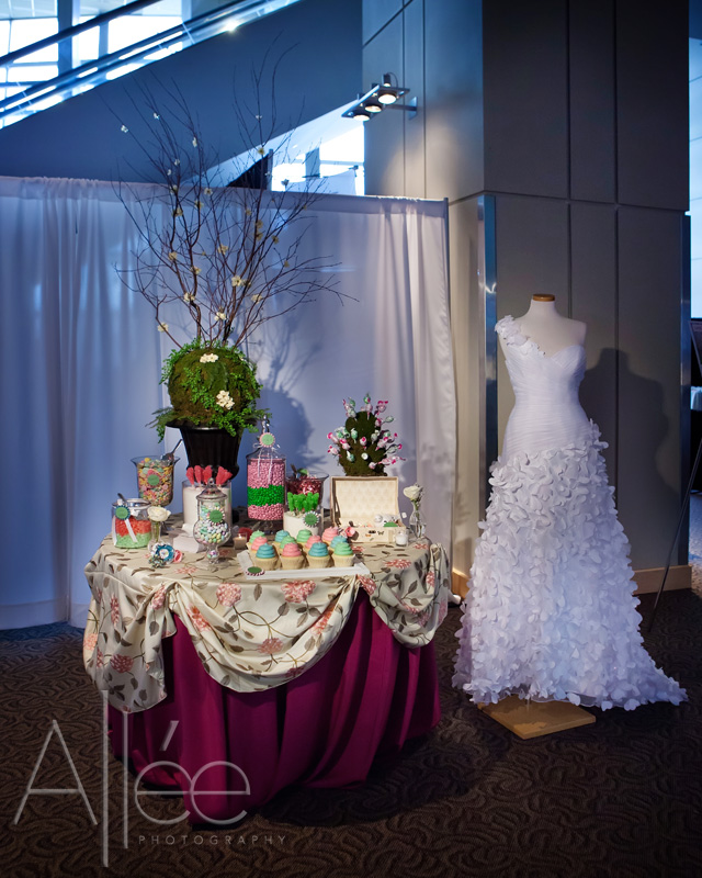 Candy and dessert stations are still so popular at wedding receptions 