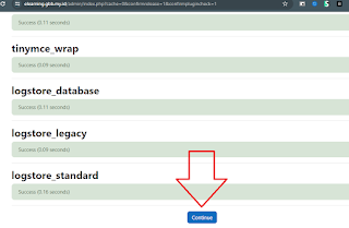 proses instal moodle selesai