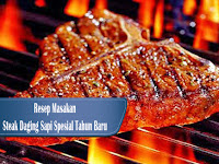 Resep dan Cara Membuat STEAK DAGING SAPI Special Natal dan Tahun Baru