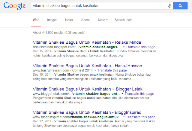 vitamin shaklee bagus untuk kesihatan