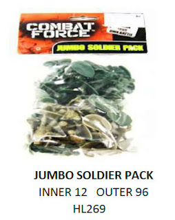 5 PMS And Similar Rack Toy Armyman Sets & Accessories 205442-001 99p Stores; Army Men; Armymen; Battle Squdron; Combat Force; HL269; Jumbo Soldier Pack; Marshall Group Limited; Military Action; Plastic Toy Figures; Plastic Toy Soldiers; Rack Toy; Rack Toy Month; RTM; Small Scale World; smallscaleworld.blogspot.com; Tank Toy; Toy Soldiers; Watchtower;