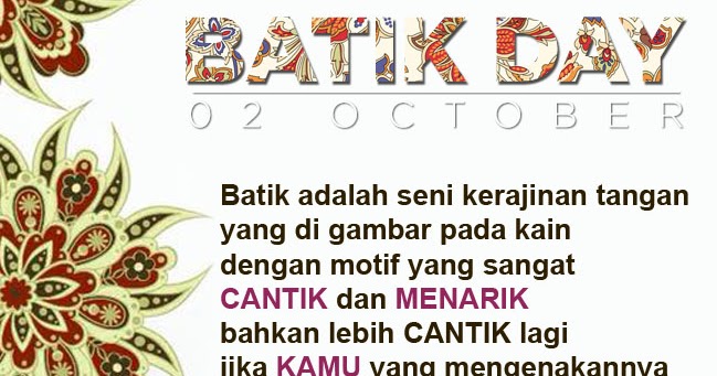  Motif  Batik  Selamat Hari Batik  Contoh Motif  Batik 