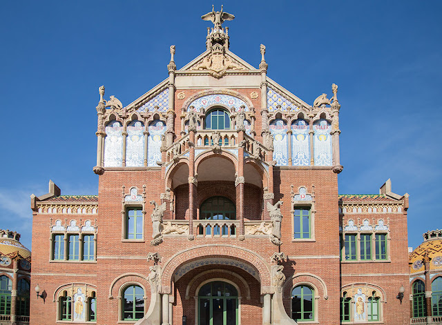 Hospital de Sant Pau Barcelona facade