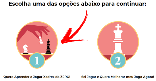 Escolha a opç̣ão: Quero Aprender a Jogar Xadrez do Zero