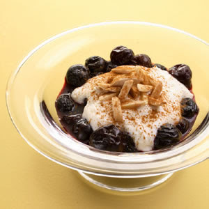 Cherries with Ricotta & Toasted Almonds Dessert Recipes