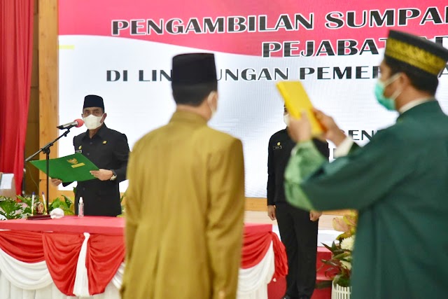 Gubernur Edy Rahmayadi Lantik 13 Pejabat Administrator