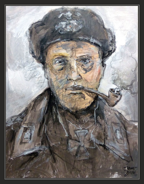 SVEN HASSEL-PINTURA-VIEJO-PERSONAJES-SEGUNDA GUERRA MUNDIAL-LIBROS-SOLDADOS-TANQUES-PINTOR-ERNEST DESCALS