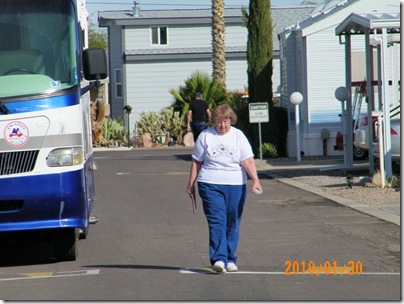 Judy is ready to roll on down the highway to Tucson