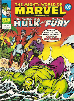 Mighty World of Marvel #293, Hulk vs Captain Barracuda