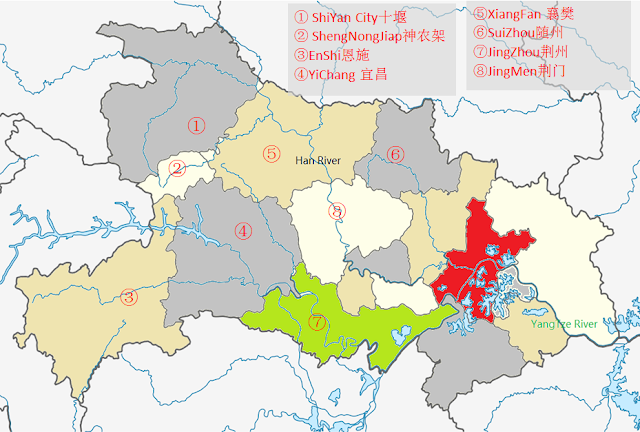 wuhan city in Hubei
