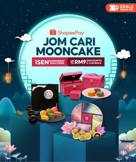 ShopeePay, Jom Cari Mooncake, Lavender, RT Pastry House, FamilyMart, Häagen-Dazs, BaWangChaJi, Tea Garden, Mooncakes, Shopee, Mooncake Sale, Food