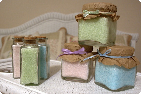 Bath Salts in 3 different scents. Being sold at the gift bazaar: http://www.facebook.com/event.php?eid=157153067648020