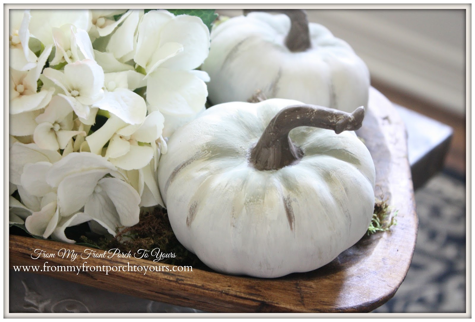 From My Front Porch To Yours-How To Turn $1 Pumpkins Into Show Stoppers Using Chalk Paint