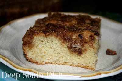 Old Fashioned Coffee Cake. A very simple, but classic and tender old fashioned coffee cake, made with brown sugar, cinnamon and pecans, comes together quick and easy. Serve with a drizzle of cream, or a scoop of vanilla ice cream & a piping hot cup of coffee.