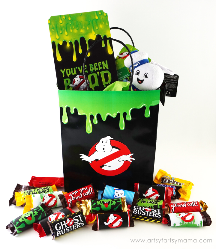 Ghostbusters Halloween BOO Bag for friends and neighbors! #BOOItForward