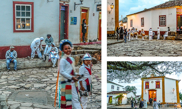 Festejo do Congado na Igreja do Rosário de Tiradentes