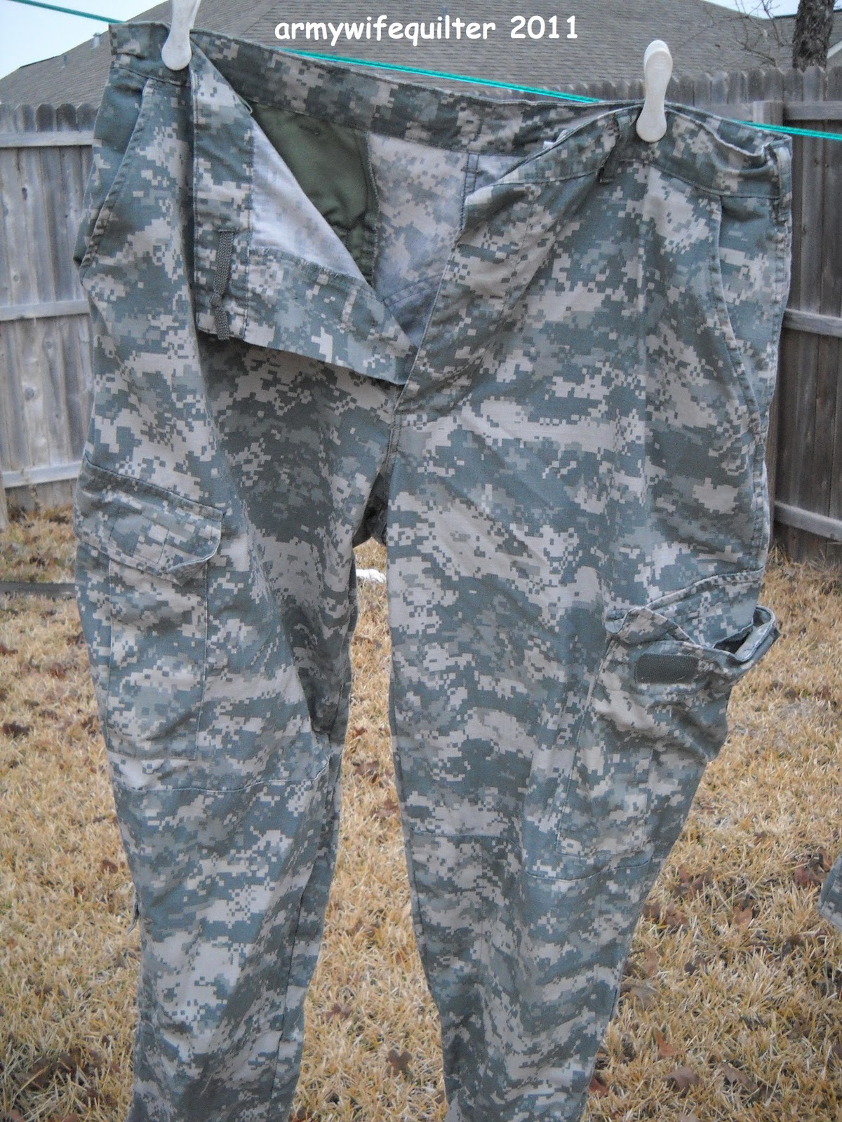 Army Wife Quilter His and Hers ACU s